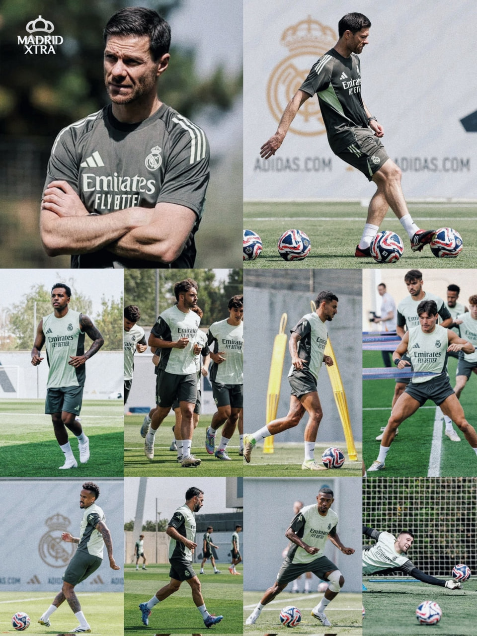 تمرینات رئال مادرید زیر نظر ژابی آلونسو آغاز شد