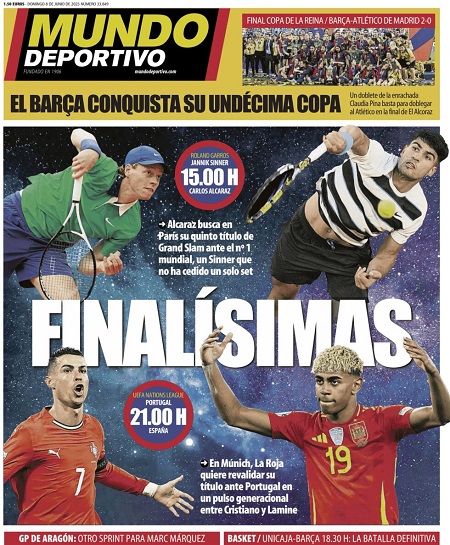 موندو دپورتیوو - 8 ژوئن 2025