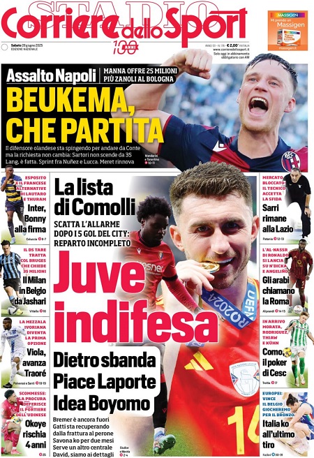 photo_6_2025-06-28_13-55-55 کوریره دلو اسپورت - 28 ژوئن 2025