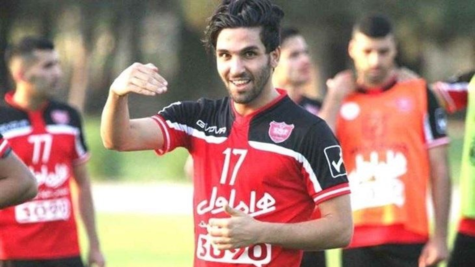 ساسان انصاری در تیم پرسپولیس تهران - بازیکن حال حاضر فولاد خوزستان