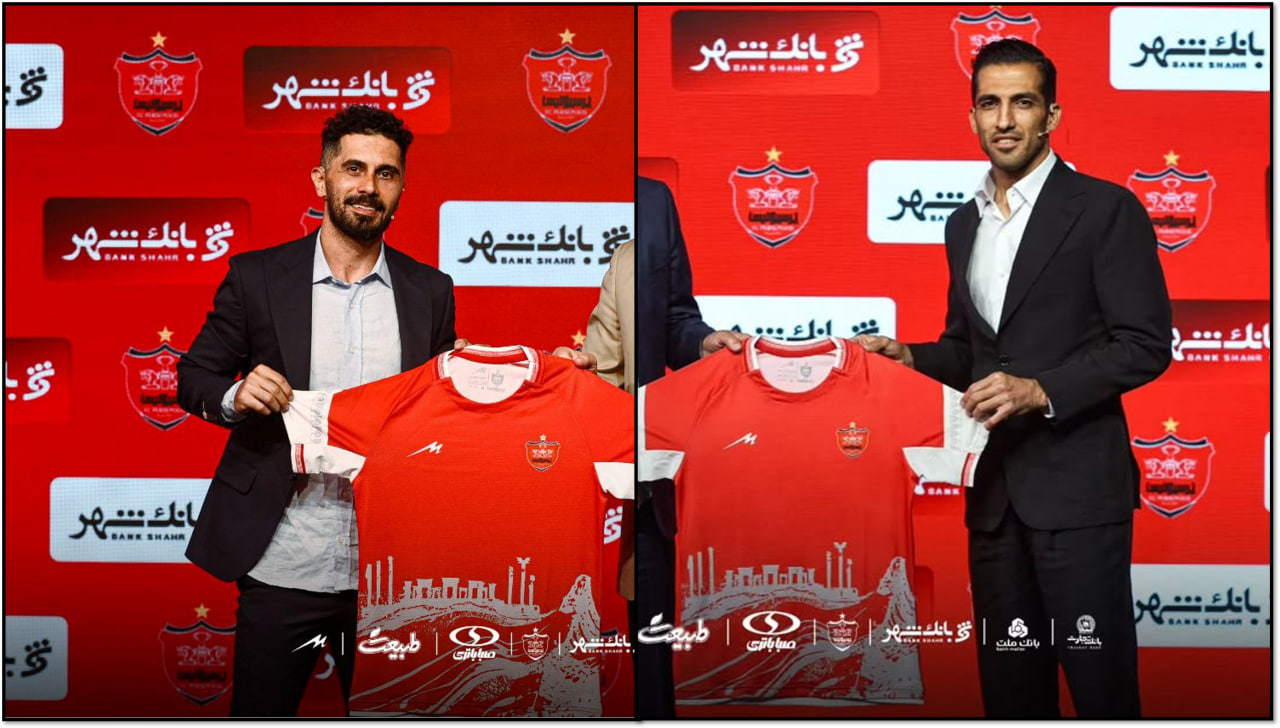 vahid-amiri-omid-alishah-perspolis-2025 وحید امیری و تمدید قرارداد با پرسپولیس به همراه رضا درویش - امید عالیشاه و تمدید قرارداد با پرسپولیس