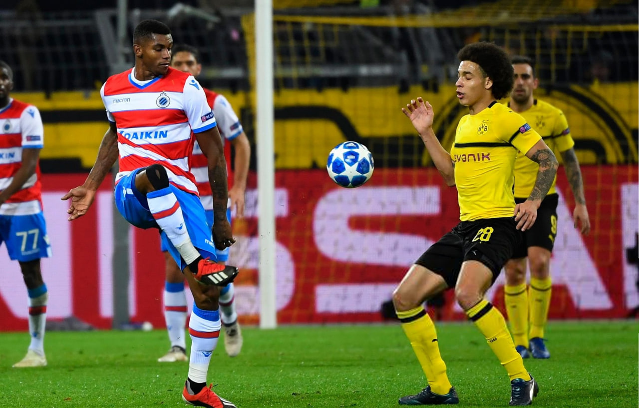 wesley-moraes-dortmuind-2025 وسلی مورائس در لیگ قهرمانان اروپا مقابل دورتموند