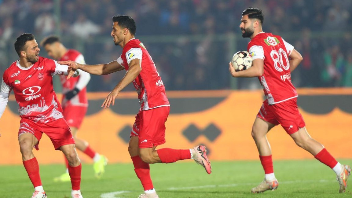 یاسین سلمانی هافبک پرسپولیس تهران - علی علیپور مهاجم تیم ملی ایران و پرسپولیس - سروش رفیعی هافبک پرسپولیس و تراکتور و سپاهان در گذشته - لیگ برتر ایران