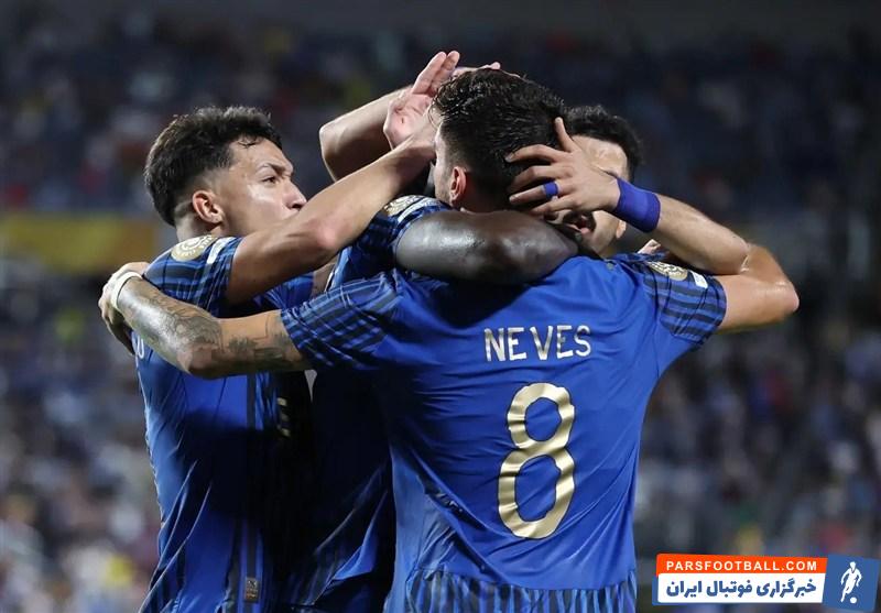 اشک های فهد بن نافل، رئیس باشگاه الهلال، پس از گل چهارم تیمش مقابل منچسترسیتی