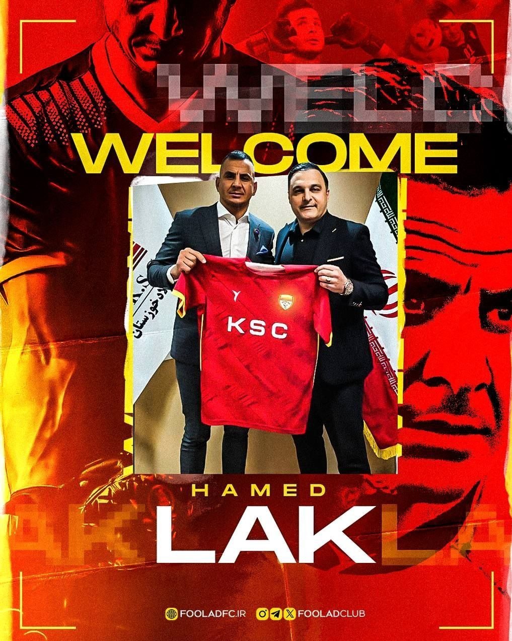 14040416170323372333840410 تیم فوتبال فولاد خوزستان , حامد لک ,