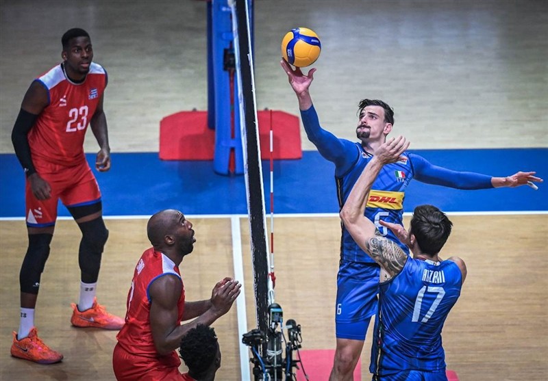 والیبال , لیگ ملتهای والیبال , کشور چین , تیم ملی والیبال ایتالیا ,