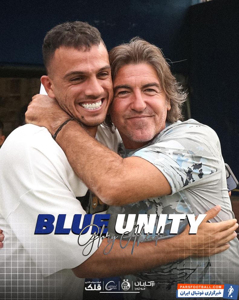 استقبال گرم ساپینتو از ابوالفضل جلالی در حاشیه تمرین استقلال