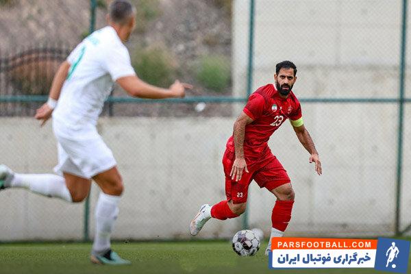 محمدحسین کنعانی‌زادگان با بازوبند کاپیتانی در ترکیب اصلی پرسپولیس مقابل ایغدیراسپور
