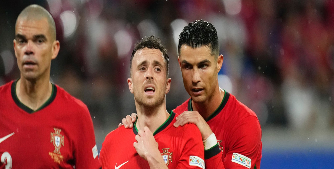 کریس رونالدو، دیوگو ژوتا و پپه در تیم ملی پرتغال