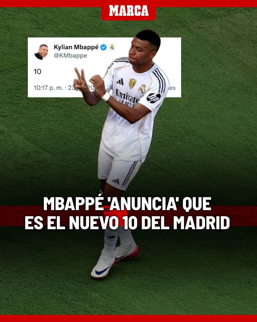 کیلیان امباپه از شماره ی جدید خود رونمایی کرد