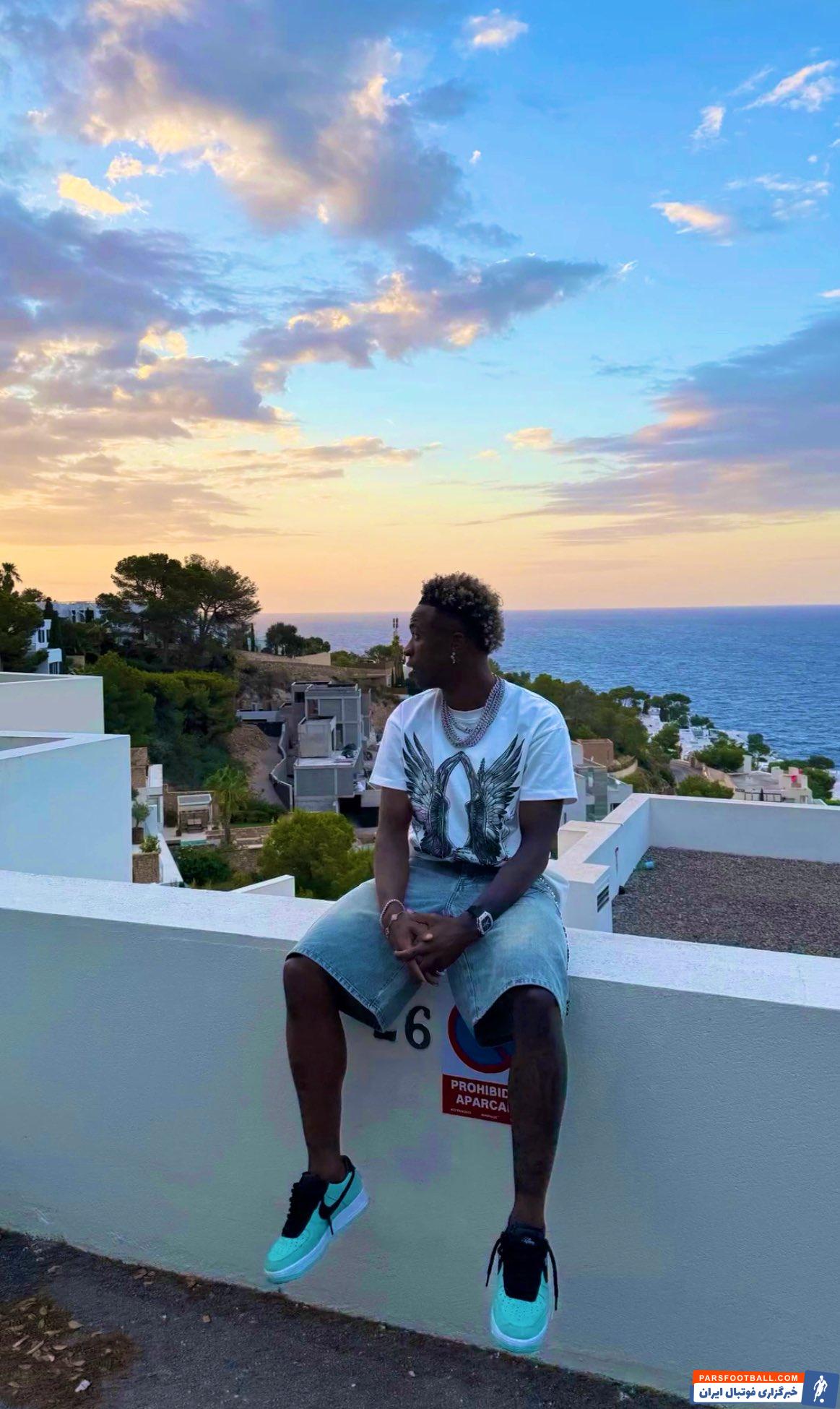 تصویری از مدل موی جدید وینیسیوس جونیور ستاره رئال مادرید