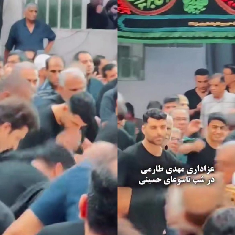 عزاداری مهدی طارمی در بوشهر+عکس