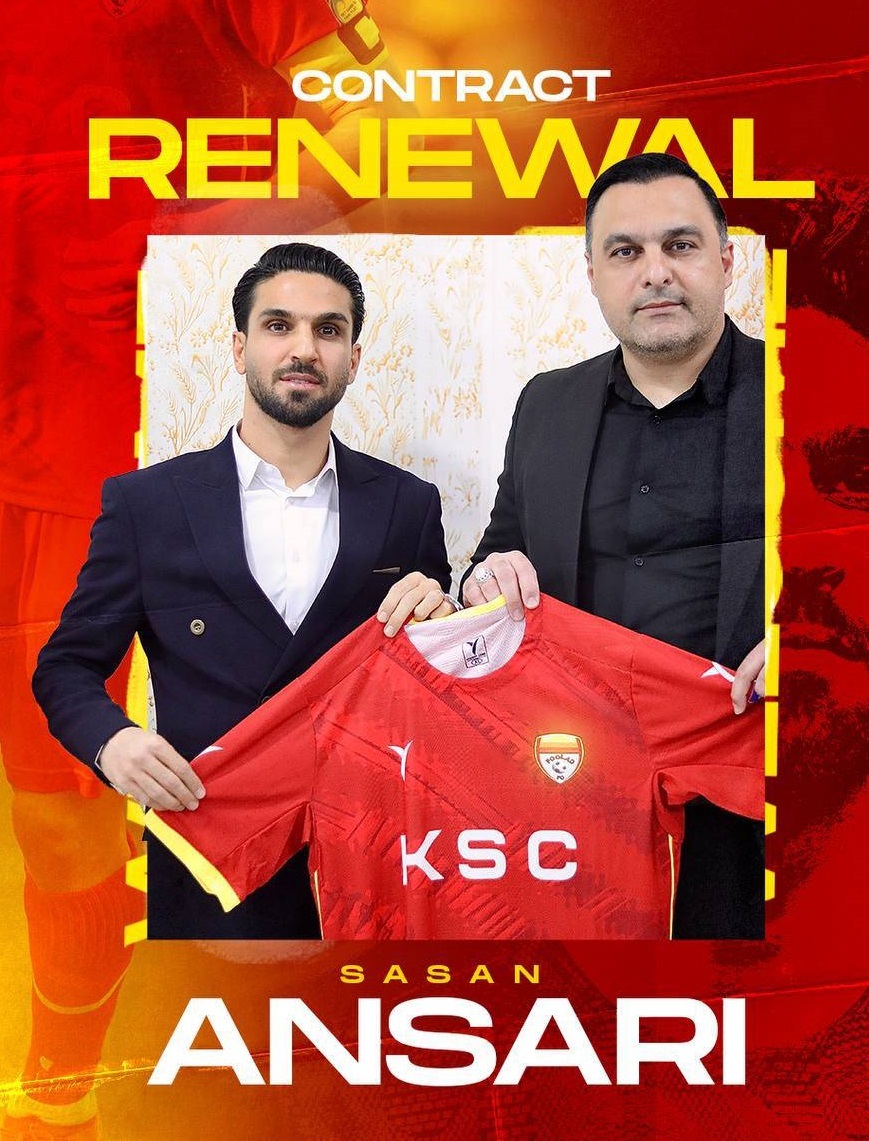 قرارداد ساسان انصاری با فولاد خوزستان تمدید شد قرارداد ساسان انصاری با فولاد خوزستان تمدید شد