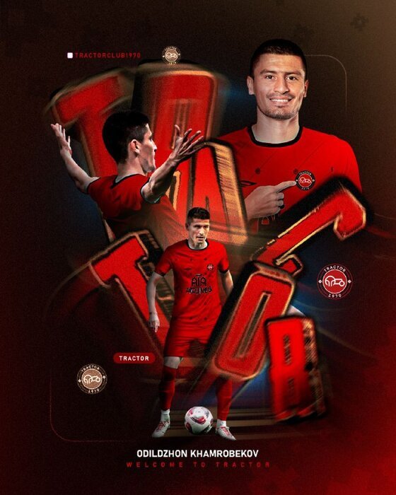 اُدیل‌جان خامرُبکوف، هافبک ملی‌پوش و باتجربه ازبکستانی،