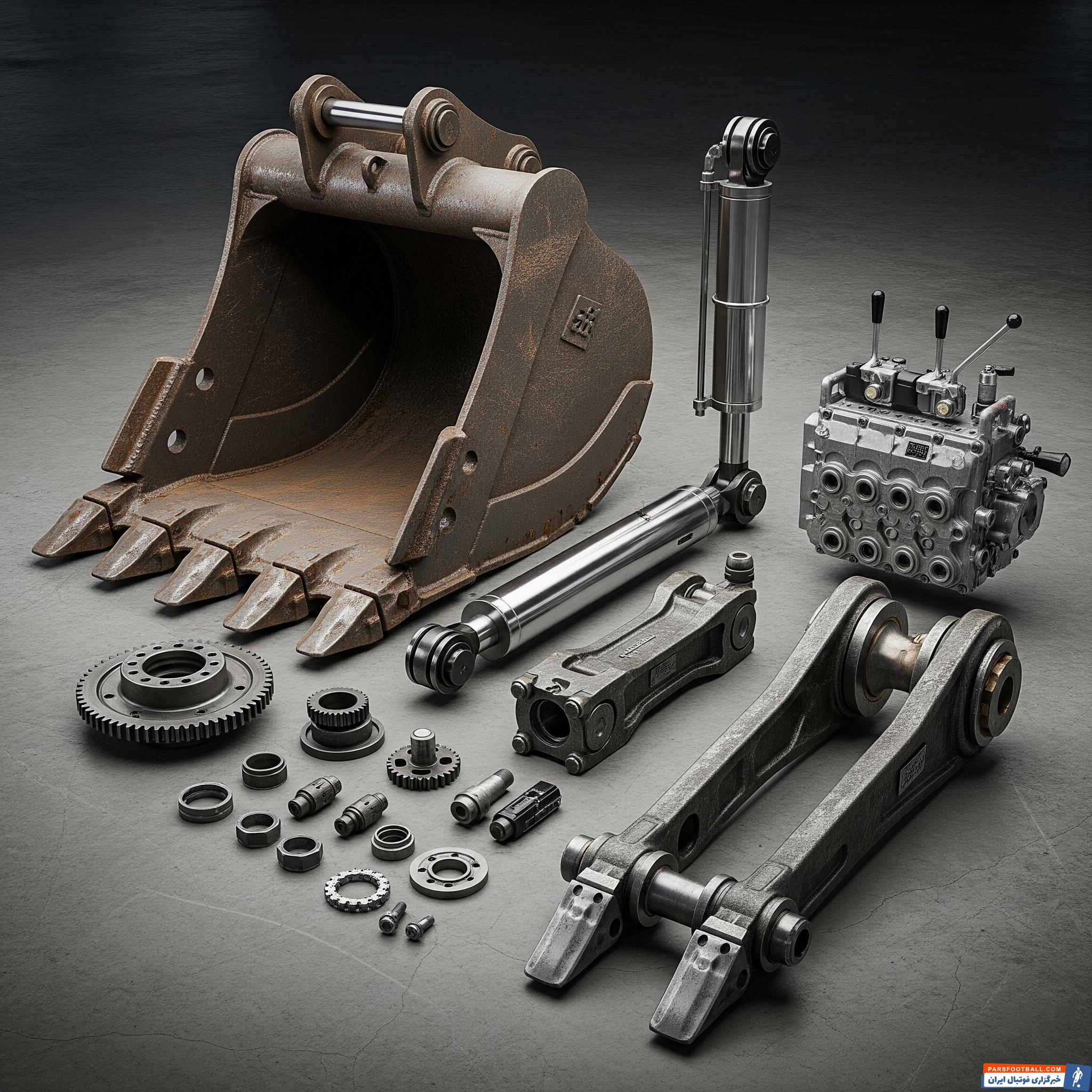 نام قطعات بیل مکانیکی - راهنمایی برای همه 