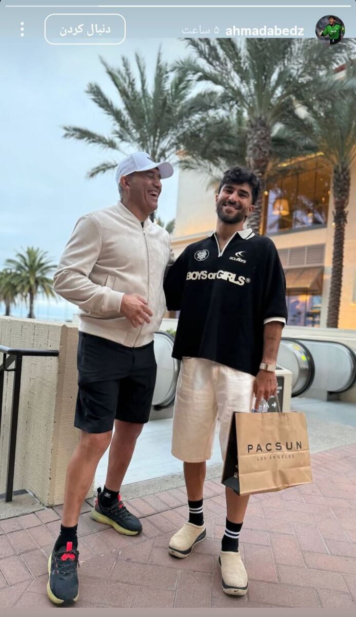 قاب فراموش نشدنی دروازه‌بان تیم ملی با عقاب آسیا +عکس