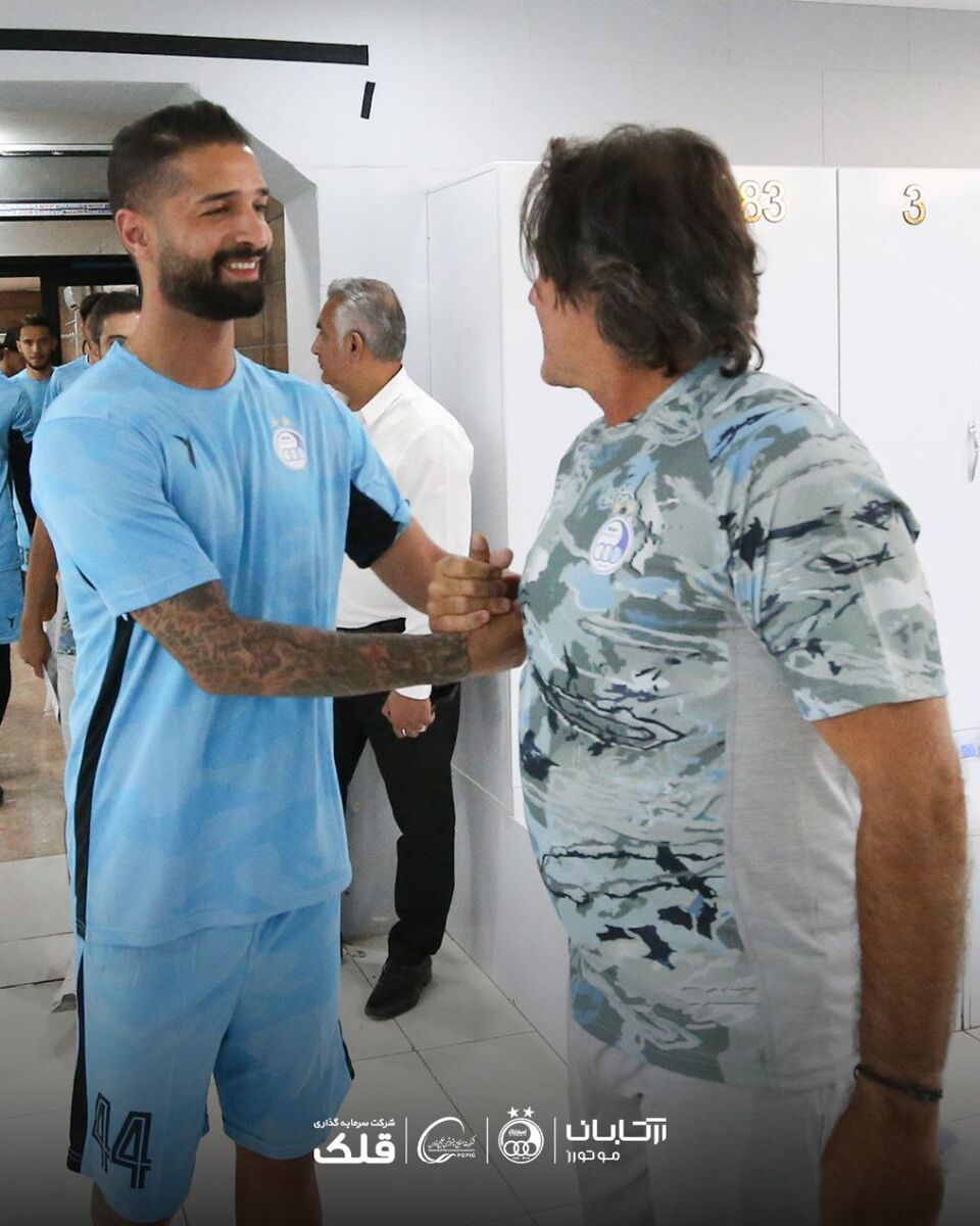 معارفه ساپینتو در کمپ ناصر حجازی +عکس