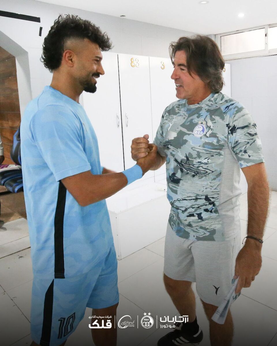 معارفه ساپینتو در کمپ ناصر حجازی +عکس