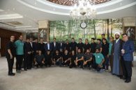 مهدی تاج رئیس فدراسیون در اردوی تیم ملی فوتبال نابینایان حضور پیدا کرد