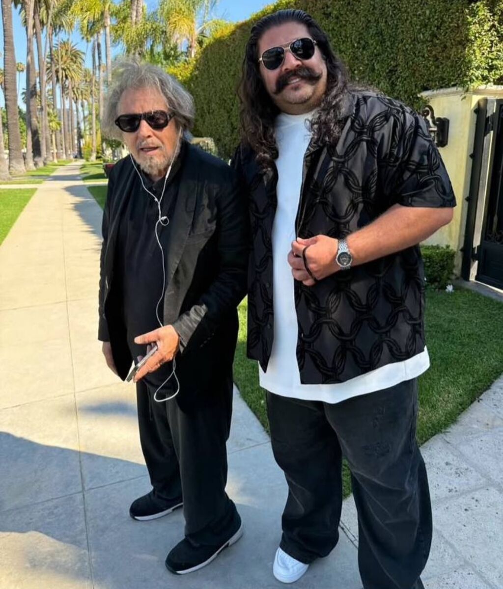 عکس| دیدار هنرمند استقلالی با آل‌پاچینو