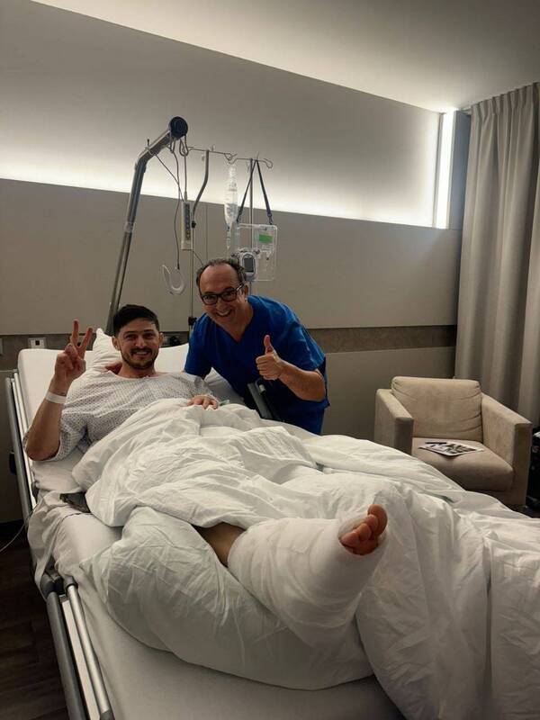 جراحی موفق مهاجم تیم ملی فوتبال در سوییس