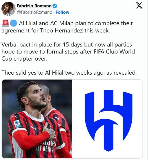 کاپیتان میلان یک گام تا امضای قرارداد با الهلال