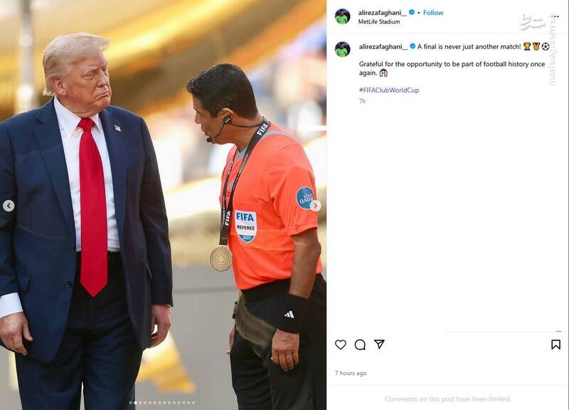 فغانی کامنت‌های اینستاگرام خود را بست