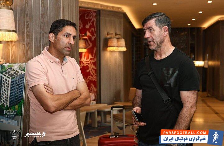 وحید هاشمیان با ستاره های پرسپولیس در ترکیه دیدار کرد