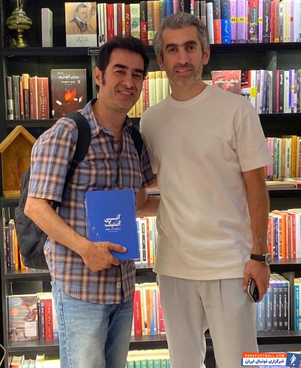 مجتبی جباری پیشکسوت استقلال با شهاب حسینی دیدار کرد