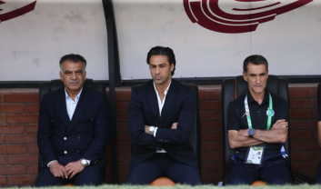 بیژن طاهری سرپرست استقلال با گابرین پین مربی سپاهان دیدار کرد