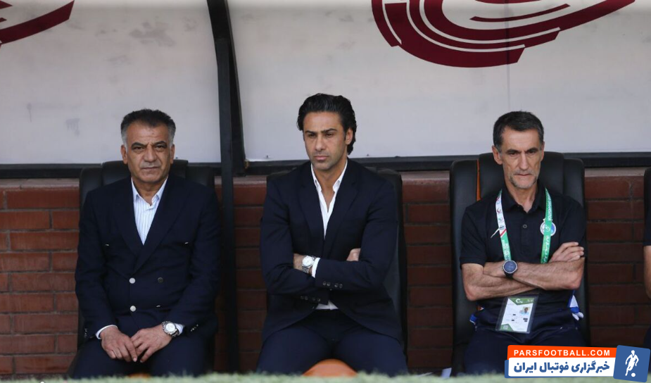 بیژن طاهری سرپرست استقلال با گابرین پین مربی سپاهان دیدار کرد