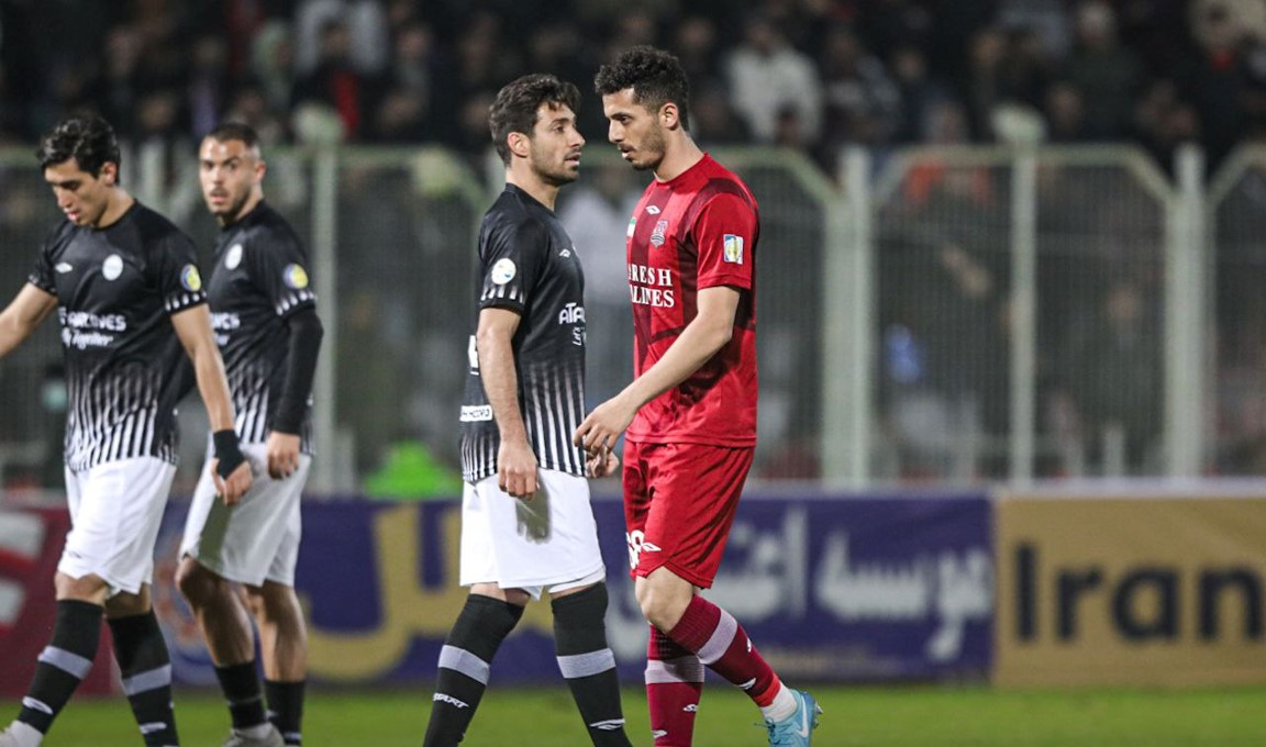 امیرمحمد هوشمند مدافع نساجی و جدید آلومینیوم - شجاع خلیل زاده و محمد نادری و ریکاردو آلوز - تراکتور - لیگ برتر ایران