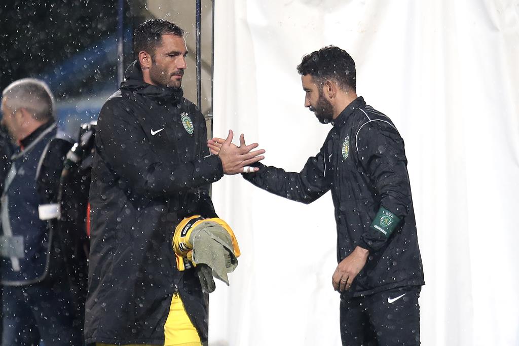 عکس از آنتونیو آدان و روبن آموریم در اسپورتینگ لیسبون