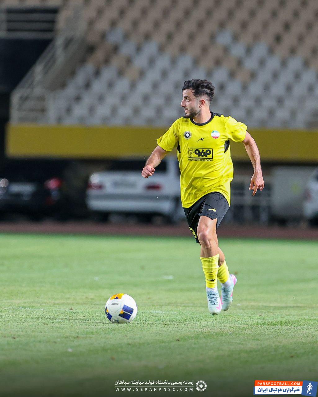 درخشش رضاوند، لطفی و حسینی خرید های جدید سپاهان در دیدار دوستانه برابر فجرسپاسی