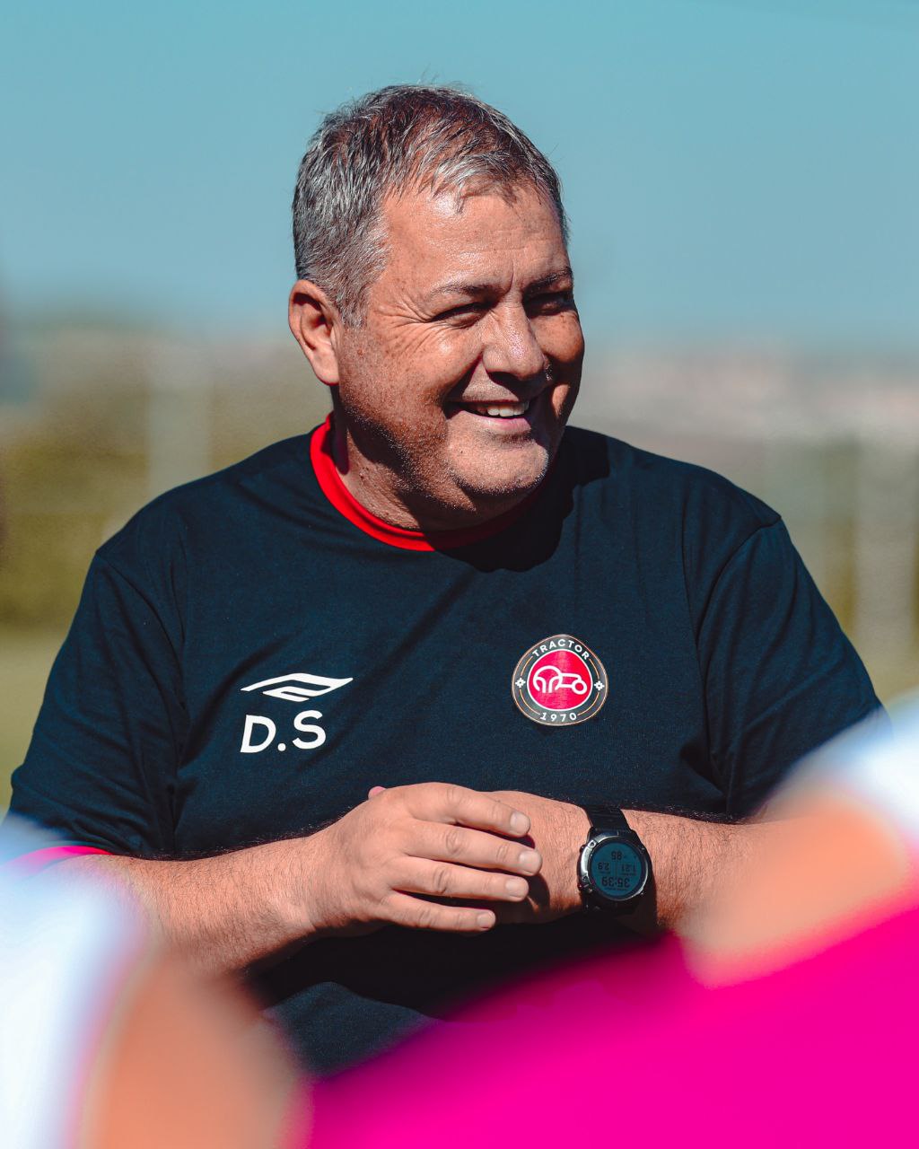 دراگان اسکوچیچ سرمربی اهل کرواسی تراکتور تبریز در تمرینات این تیم در ترکیه - لیگ برت ایران