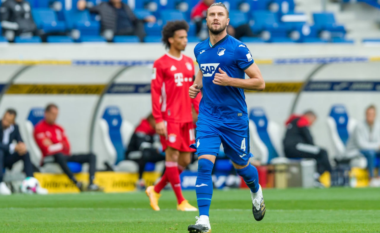 ارمین بیکاچیچ مدافع تیم هوفنهایم و لروی سانه مهاجم تیم بایرنم ونیخ - بوندسلیگا - لیگ برتر ایران