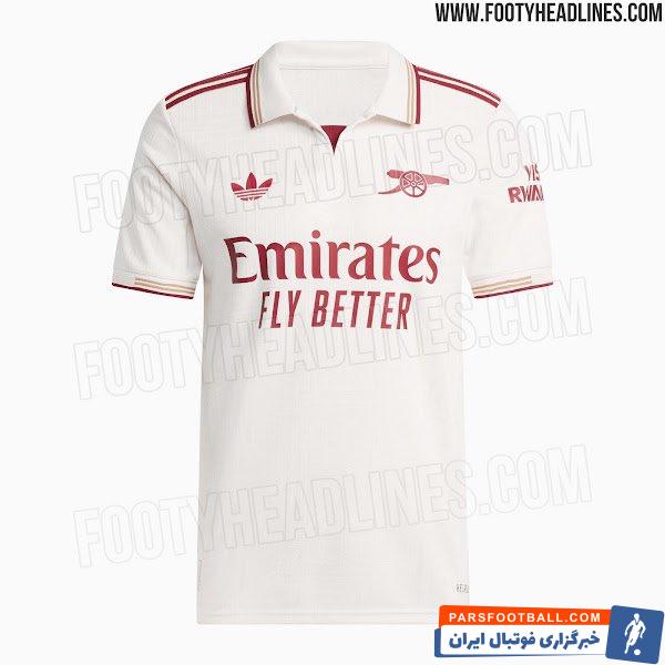 تصاویری از پیراهن سوم باشگاه فوتبال آرسنال انگلیس فصل 2025/2026