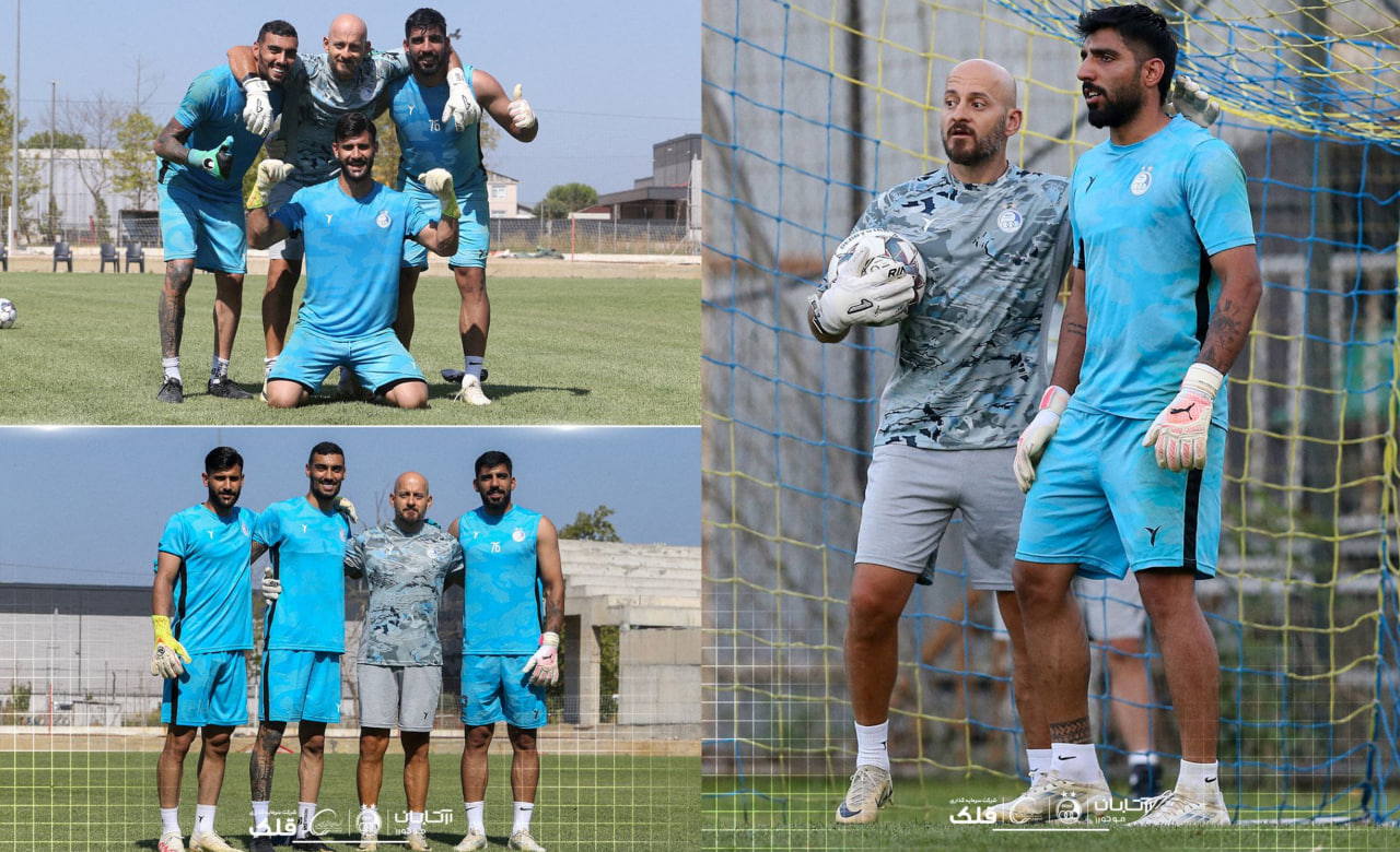 habibfarabbasi-esteghlal-2025 حبیب فرعباسی دروازه بان جدید استقلال در اردوی ترکیه - امیرحسین نیکپور دروازه بان استقلال در تمرینات - لیگ برتر ایران