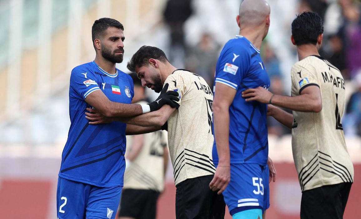 محمدحسین مرادمند مدافع میانی استقلال تهران - امیر شبانی مدافع وسط گل گهر سیرجان و بازیکن سابق شمس آذر قزوین - لیگ برتر ایران