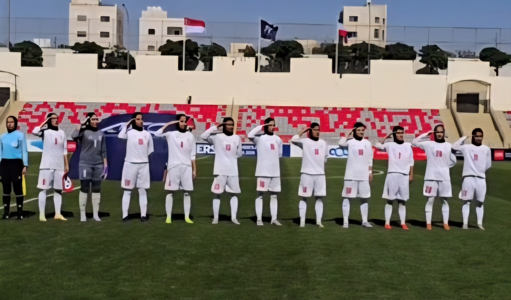 عکس از سلام‌ نظامی تیم ملی زنان ایران