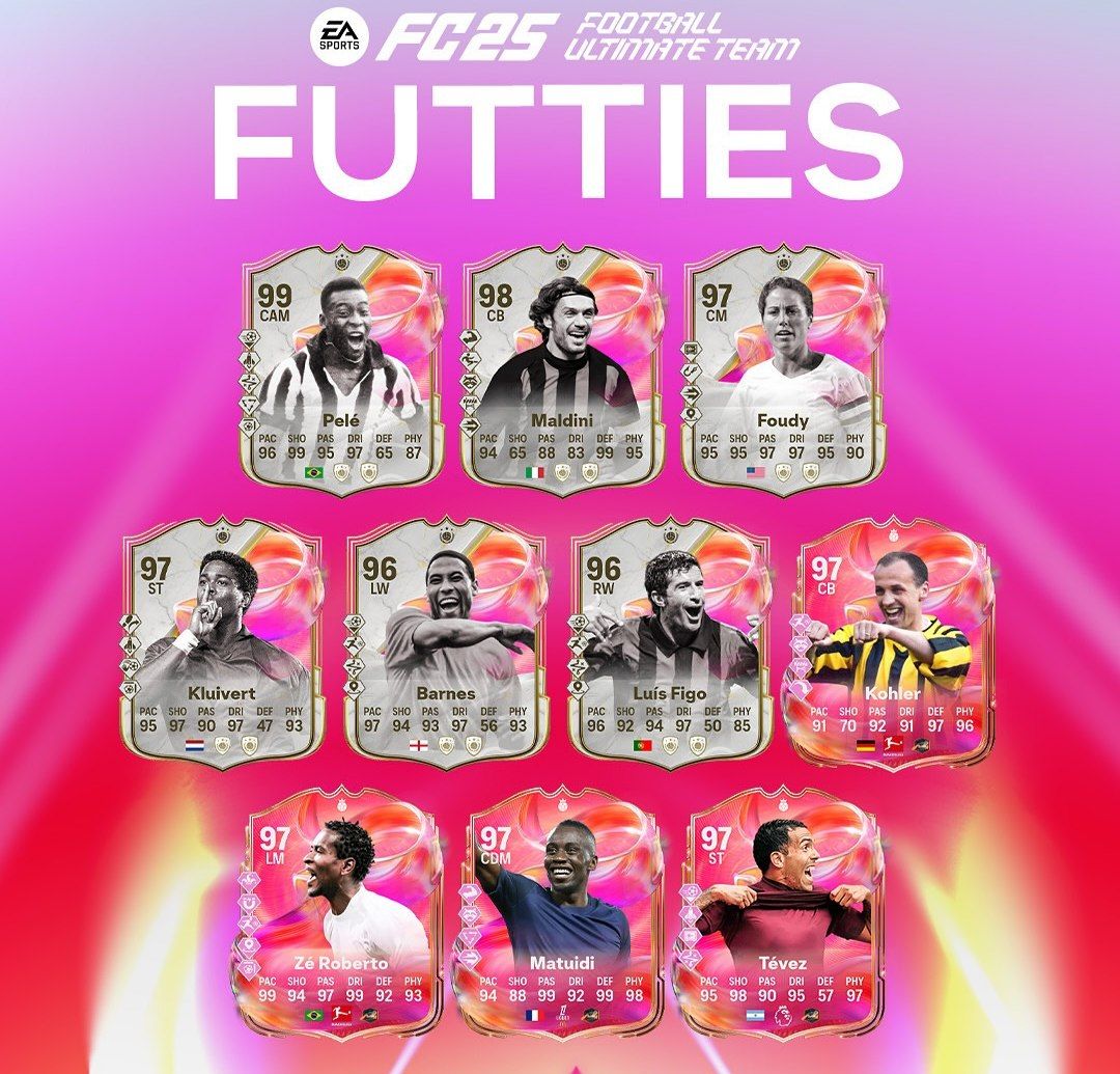 آیکان‌ها و قهرمانان در رویداد Futties