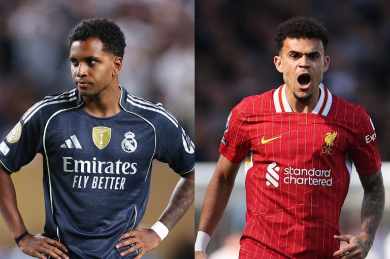 لوئیس دیاز و رودریگو در پیراهن رئال مادرید و لیورپول