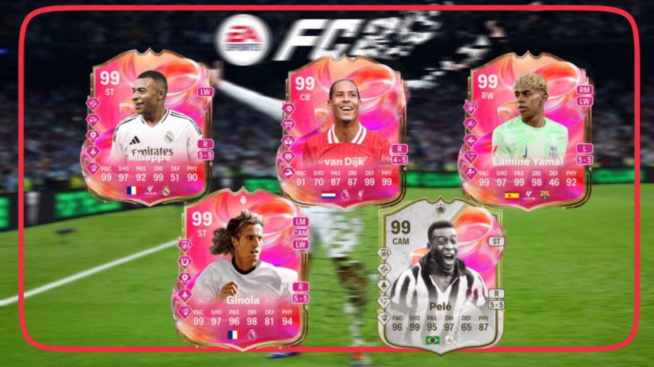 پنج کارت با ریتینگ‌ ۹۹ 