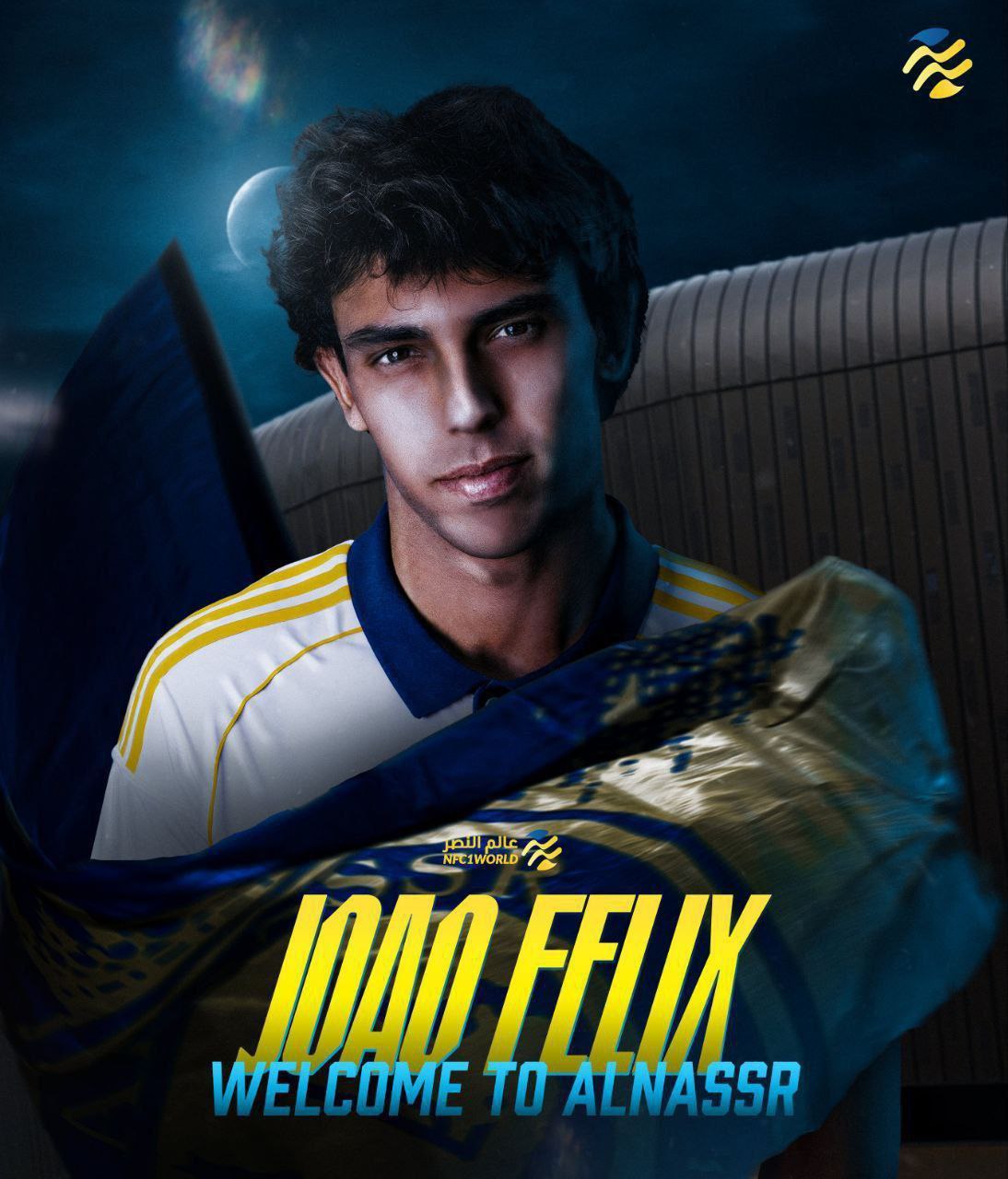 رونمایی النصر عربستان از ژائو فلیکس