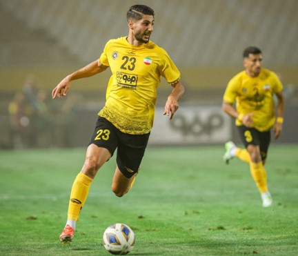 mohammadmehdimohebi-sepahan-shababalahliuae-2025 محمدمهدی محبی هافبک سپاهان اصفهان در بازی با شباب الاهلی امارات - لیگ نخبگان آسیا