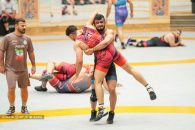 عضلات آماده علیرضا مهمدی، کشتیگیر برجسته ایران