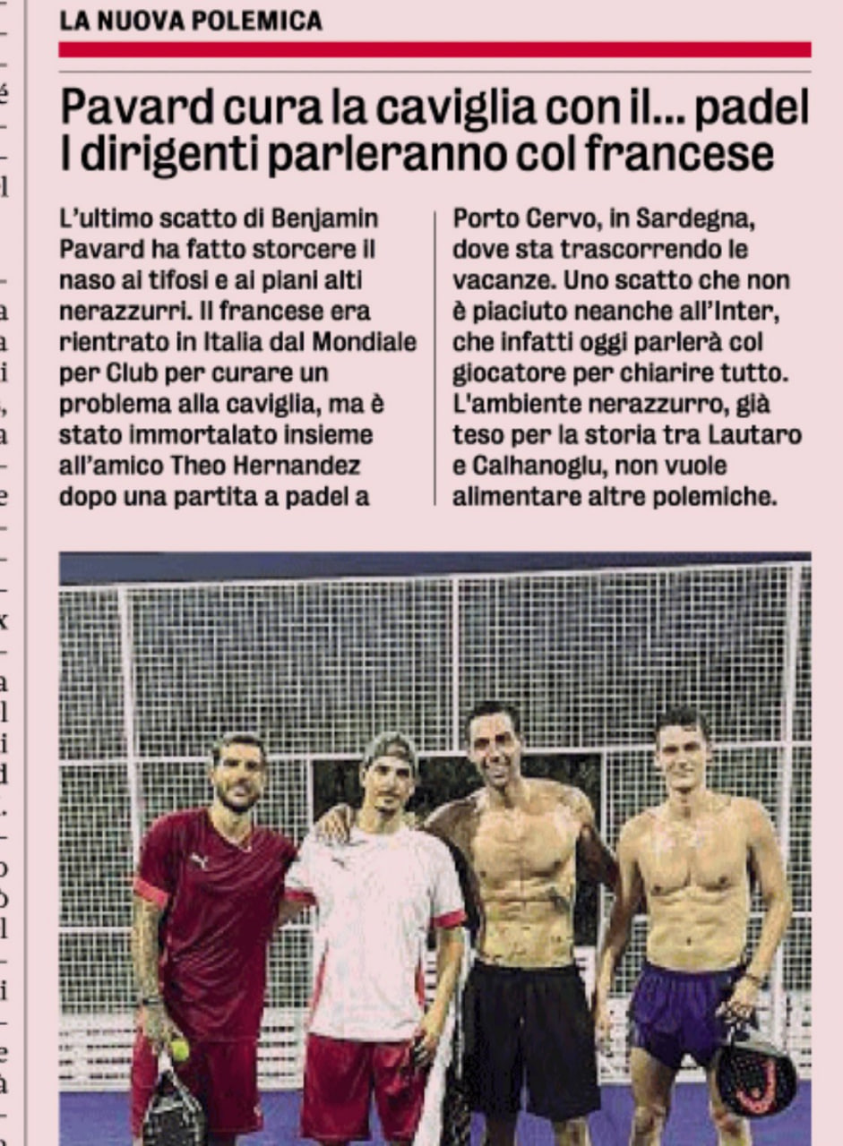 pavar_gazzetta_2025-07-04_12-46-46 گزارش گاتزتا از پدل بازی کردن پاوار در دوران مصدومیت