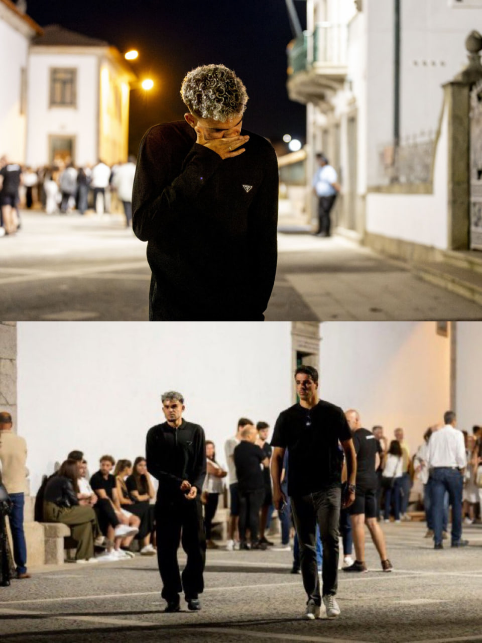 مراسم هفتم دیوگو ژوتا - حضور لوئیس دیاز