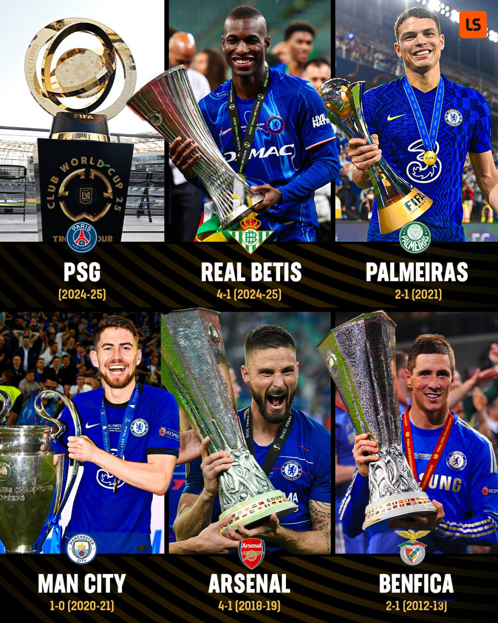 6 فینال آخر بین المللی چلسی