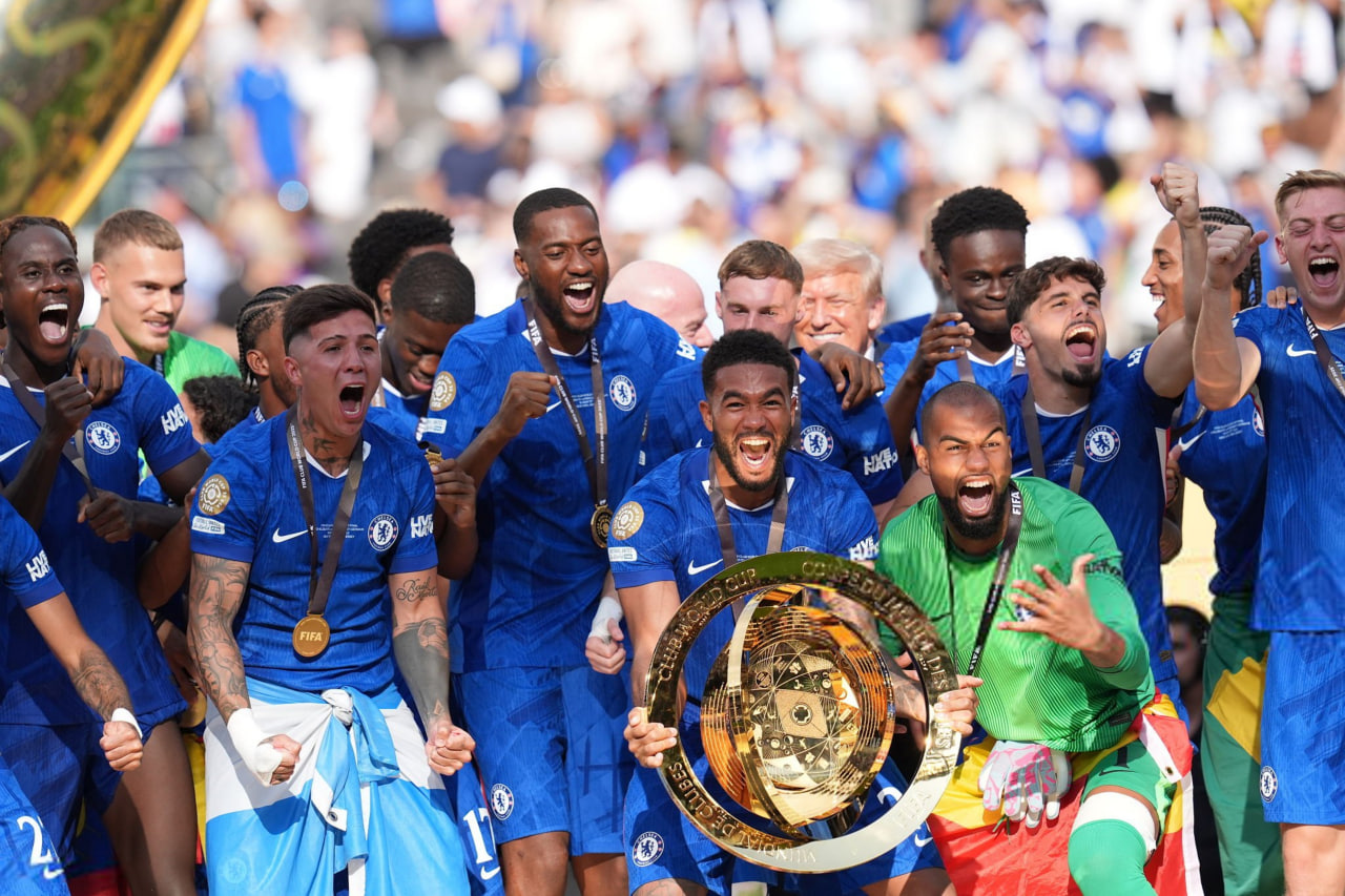 دونالد ترامپ در جشن قهرمانی چلسی در جام جهانی باشگاه‌ها